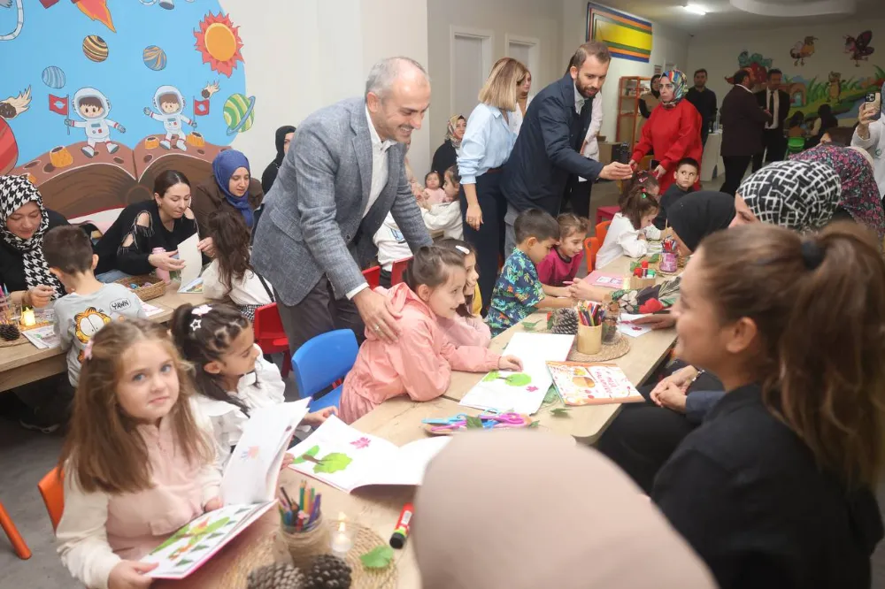 Çiftçi, ‘ilk masal kitabım’ atölyesine katıldı