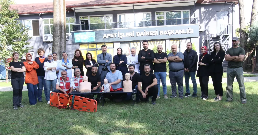 Afet İşleri personeline ilk yardım eğitimi