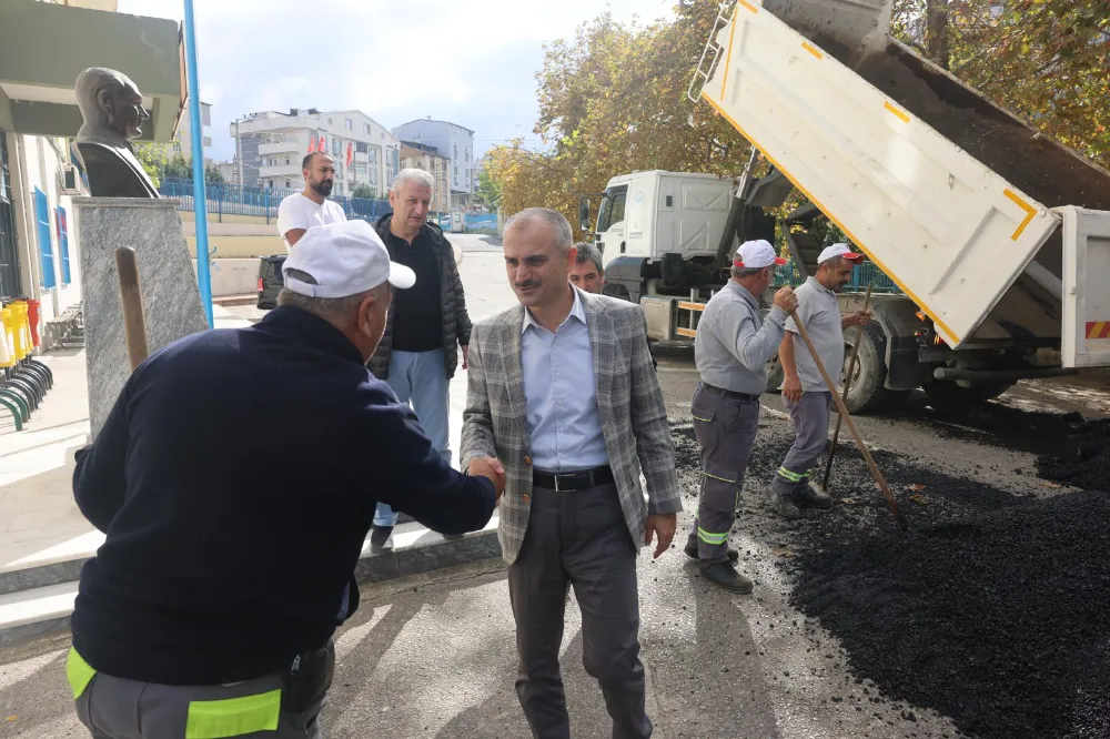 Başkan Çiftçi, sahadaki çalışmaları inceledi