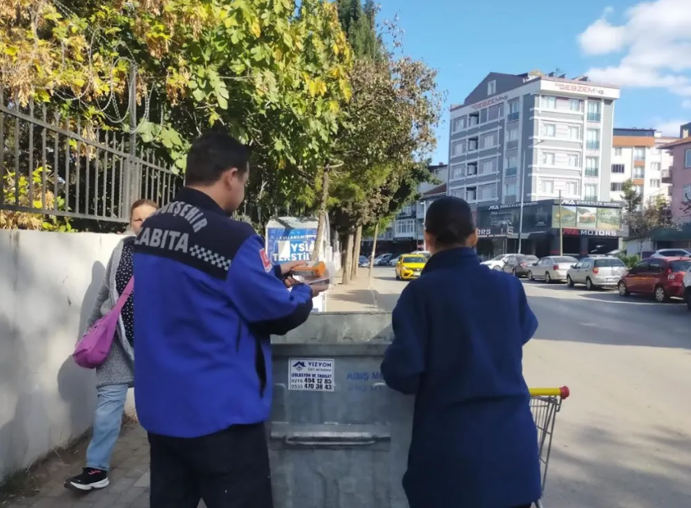 Büyükşehir zabıtası bozuk ürünleri imha etti