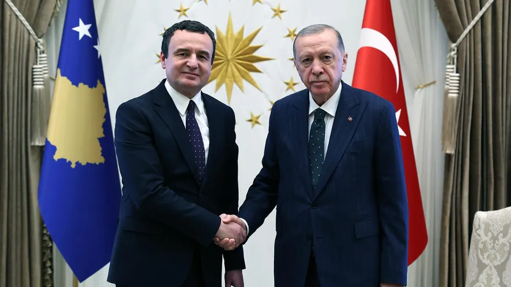 Cumhurbaşkanı Erdoğan, Albin Kurti