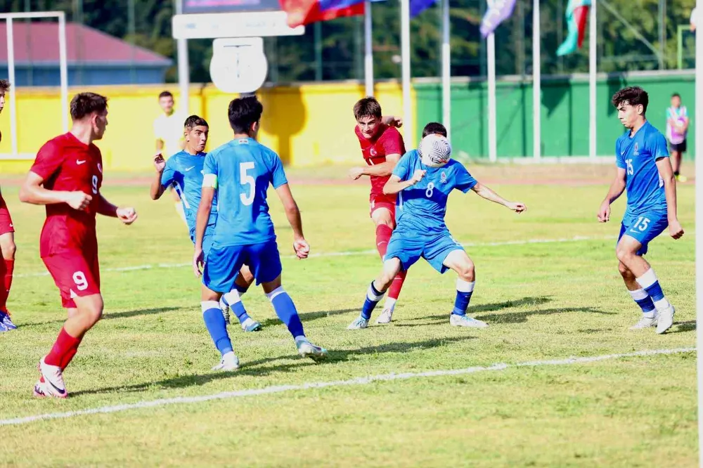 17 Yaş Altı Futbol Takımı, Azerbaycan’ı 4-0 mağlup etti