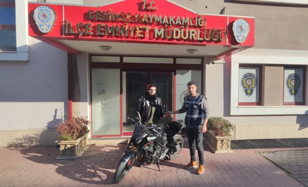 Kocaeli’de çalınan motosiklet İstanbul’da bulundu