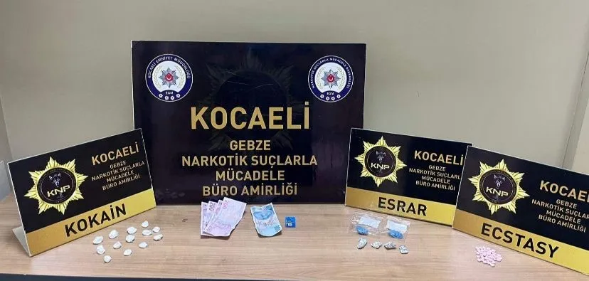 Gebze’de uyuşturucu operasyonu!