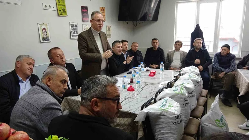 Tavşanlı’da üreticilere tohum ve gübre desteği
