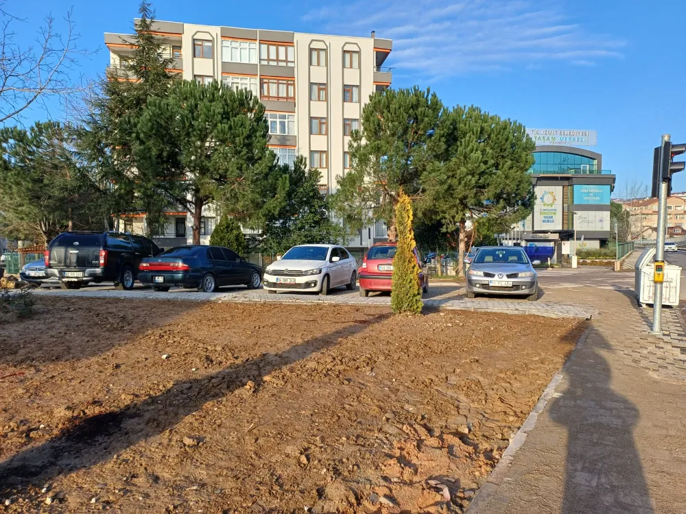 Kuruçeşme’de otopark alanı yenilendi