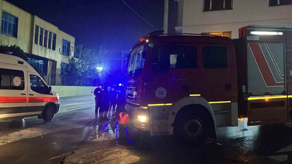 Fabrikada yangın paniği