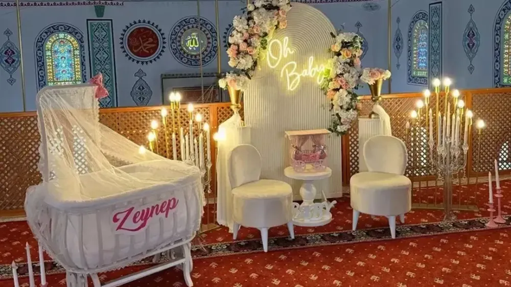 Camide baby shower yeniden gündem oldu...