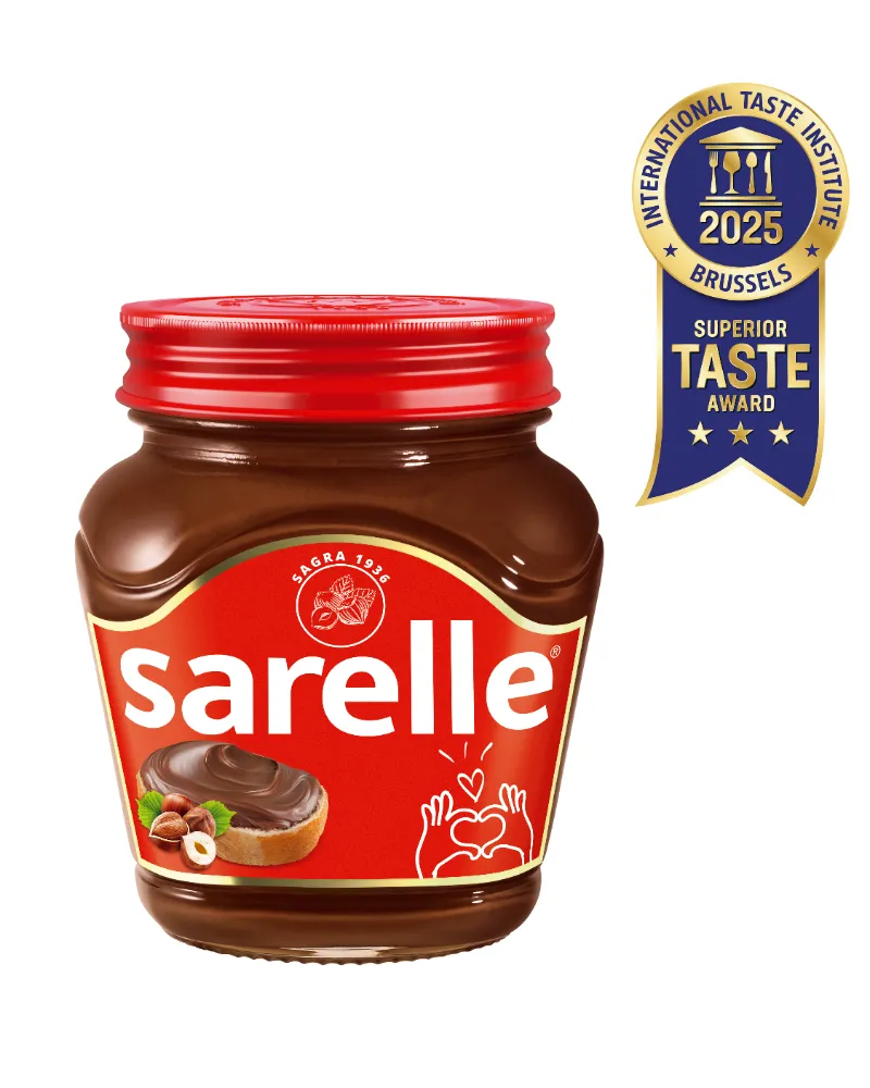 Sarelle kakaolu fındık ezmesi, Superior Taste Award’tan üç yıldız aldı