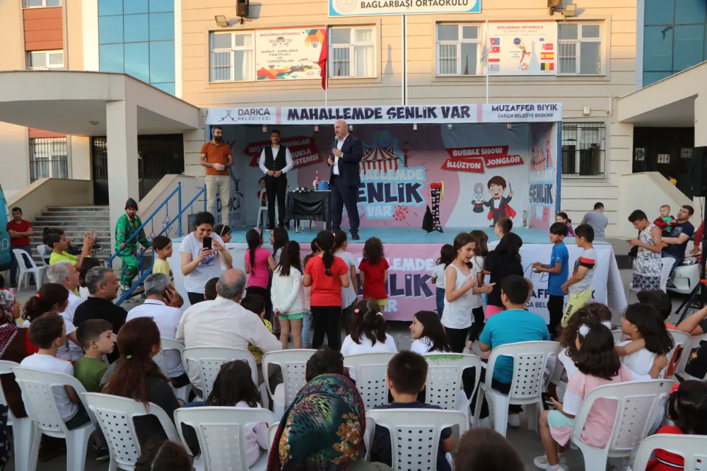 Darıca’da çocuklar için mahalle şenlikleri başlıyor