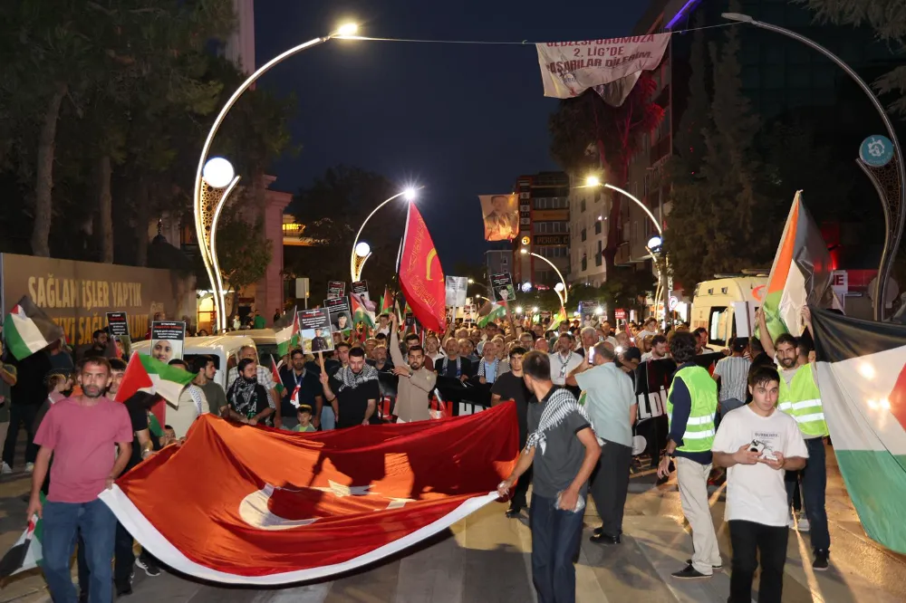 Gebzelilerden Gazze’ye Destek Yürüyüşü