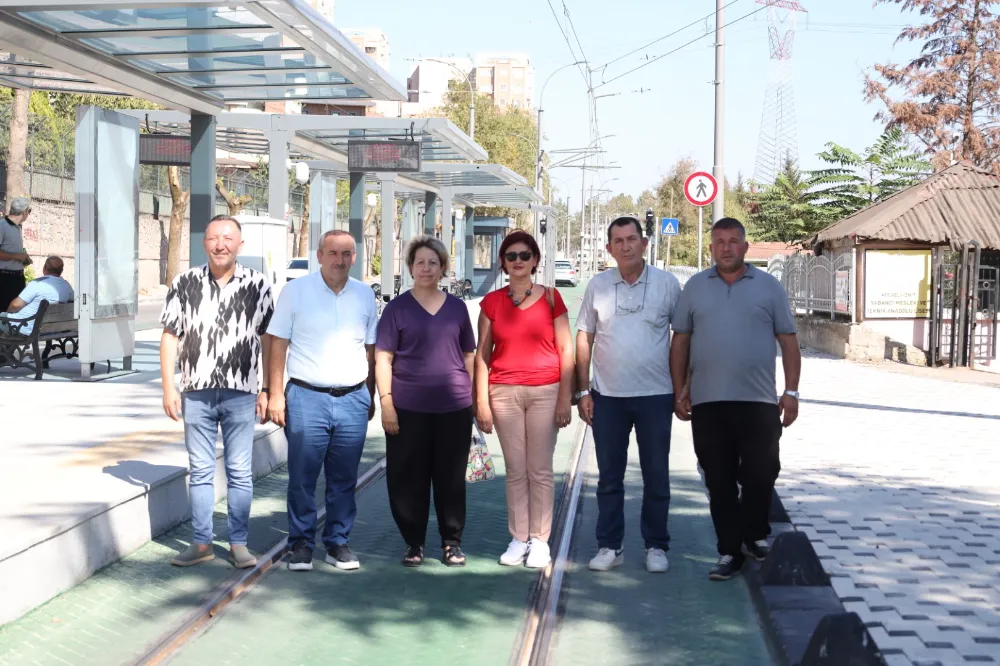 Muhtarlardan Kocaeli Büyükşehir’e tramvay teşekkürü
