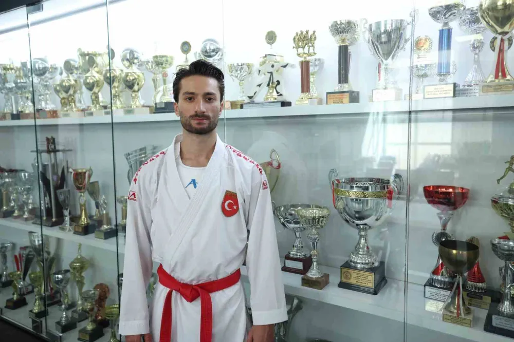 Avrupa şampiyonu milli karateci Özer’in hedefi dünya şampiyonluğu
